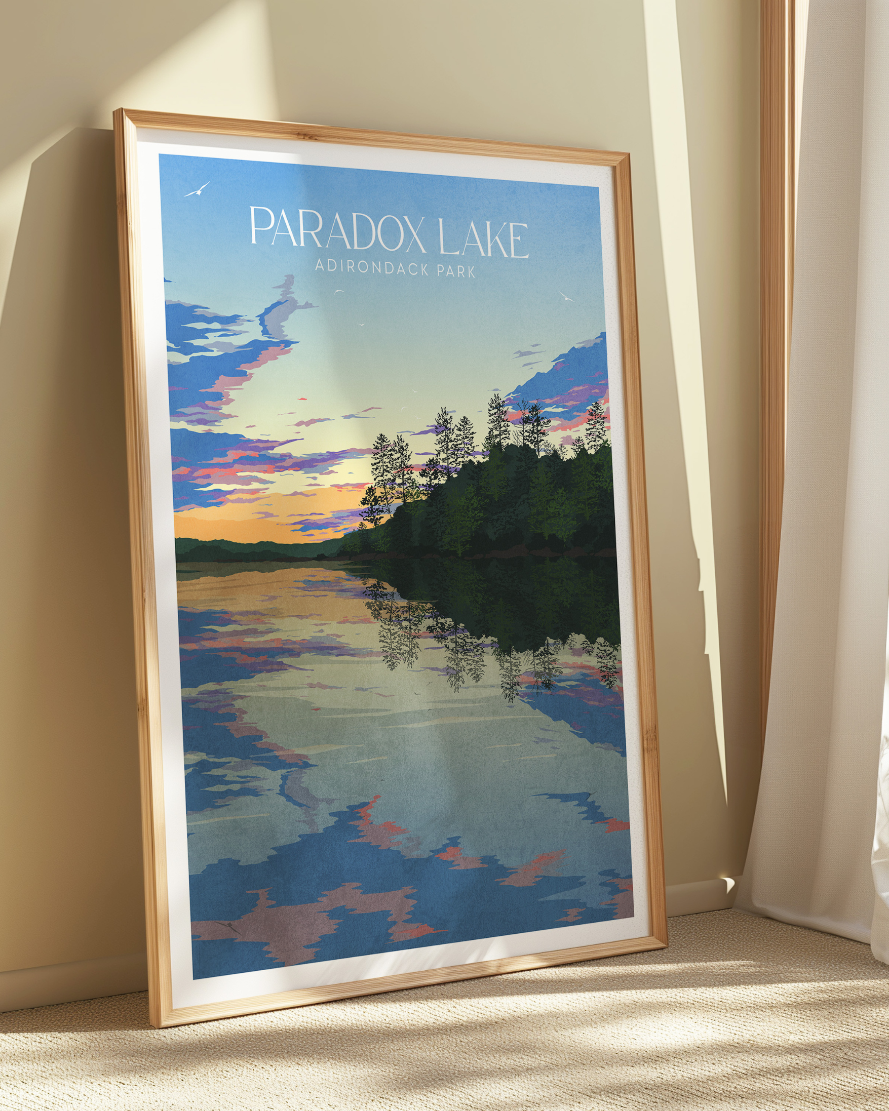 Custom Vintage Travel Poster