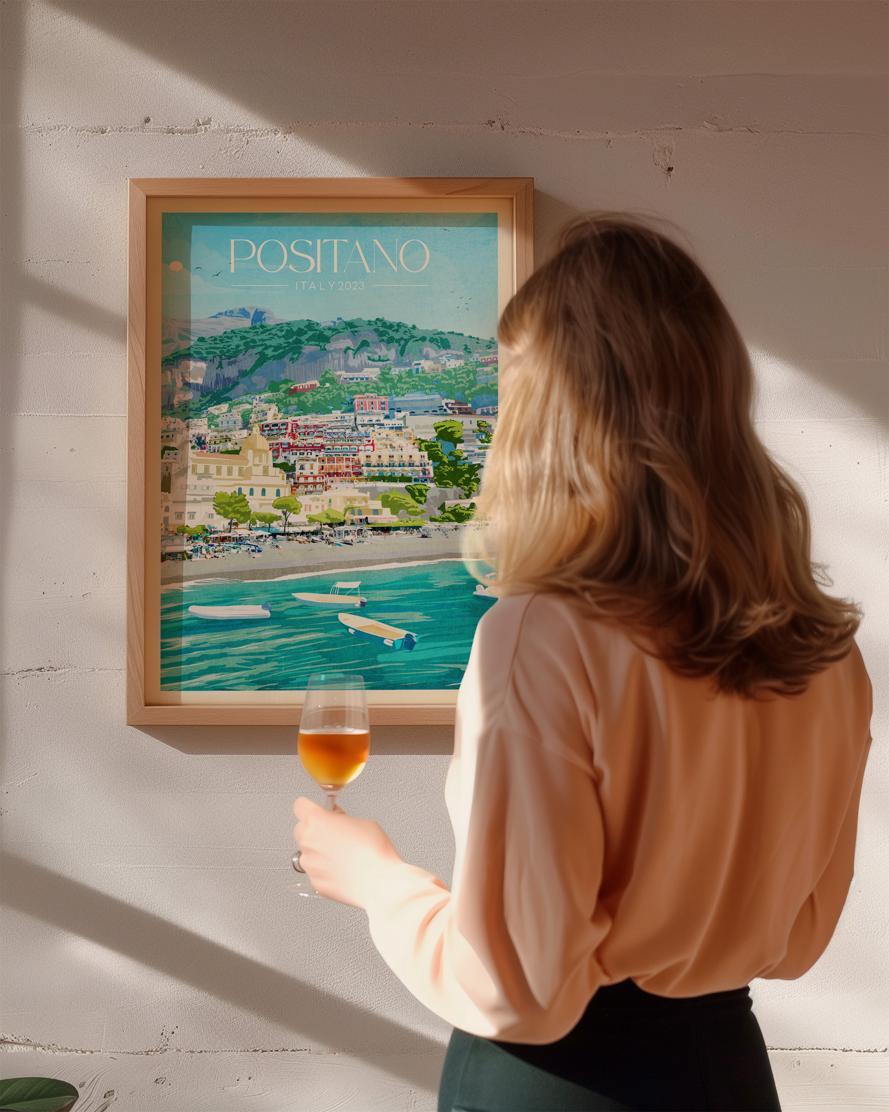 Custom Vintage Travel Poster