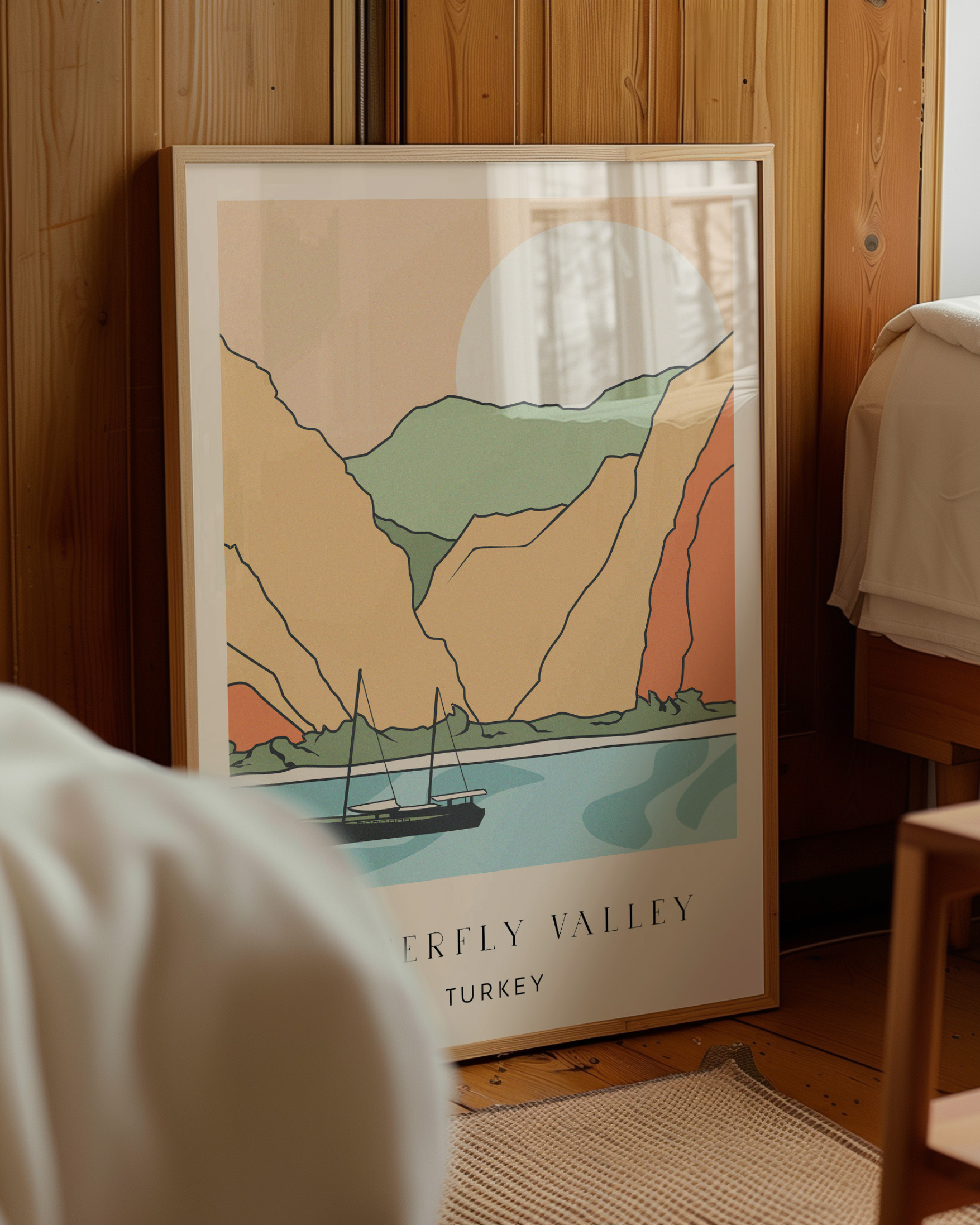 Wanderlust Custom Travel Poster