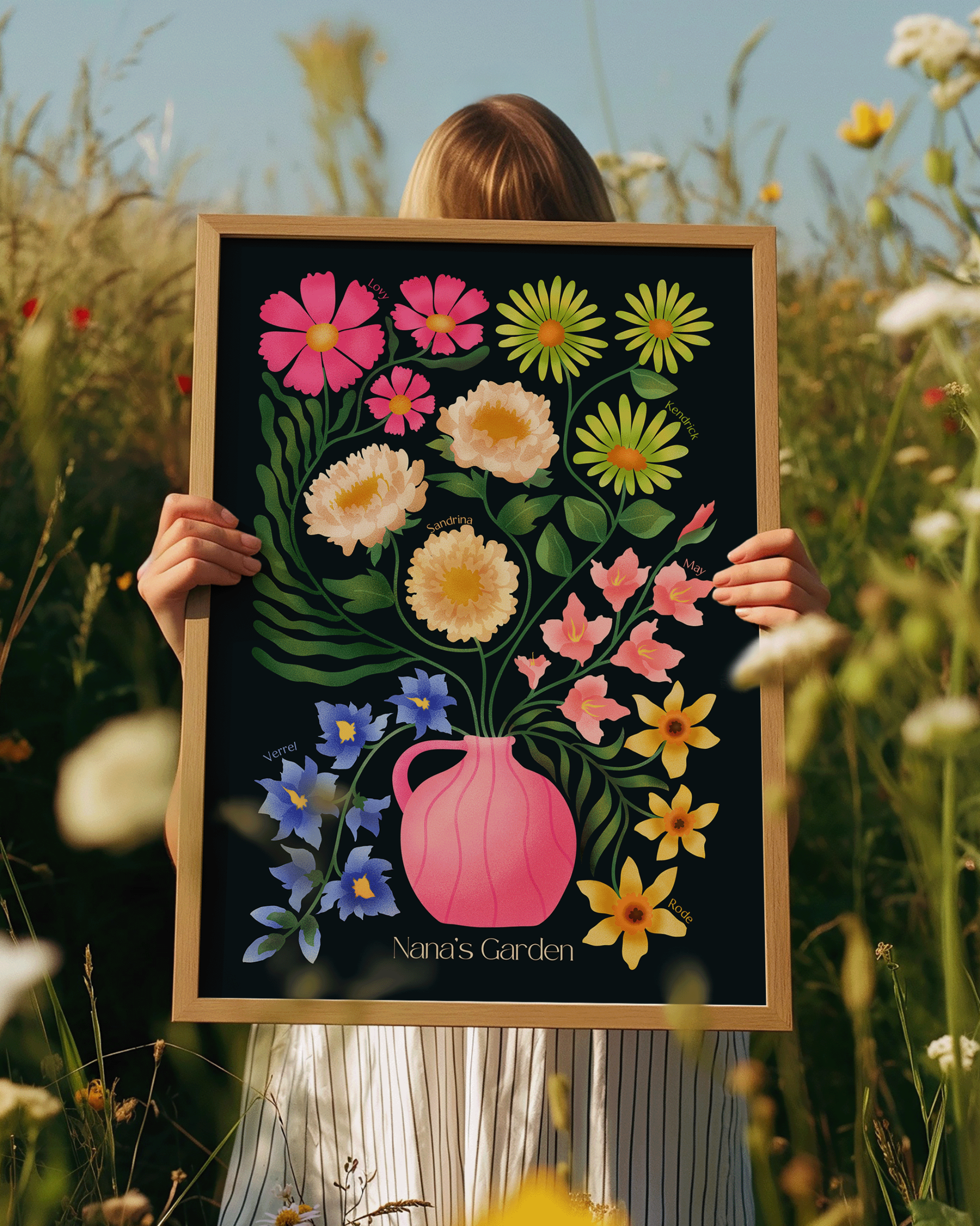 Family Birth Flower Bouquet
