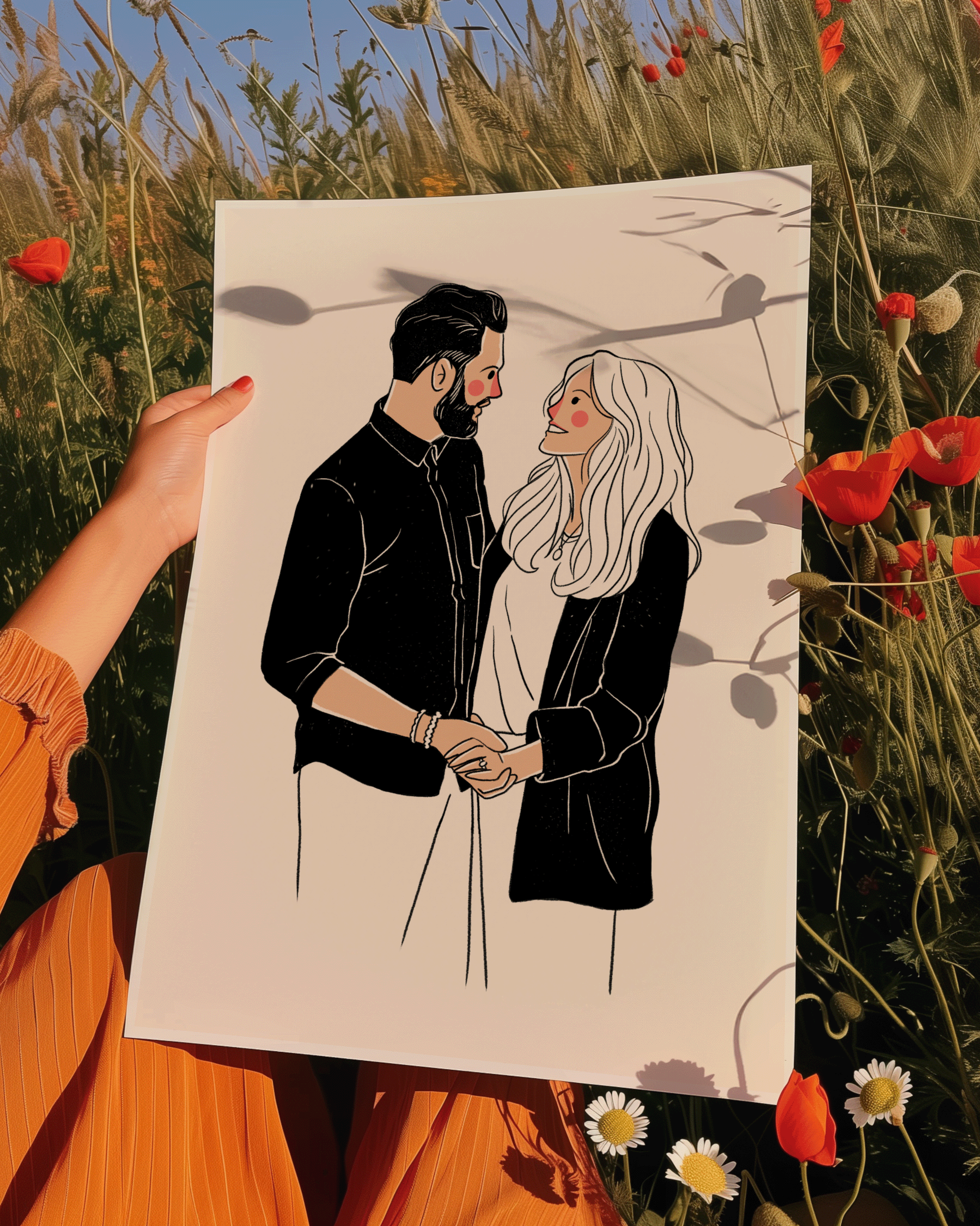 'Simply Us' Minimalist Portrait