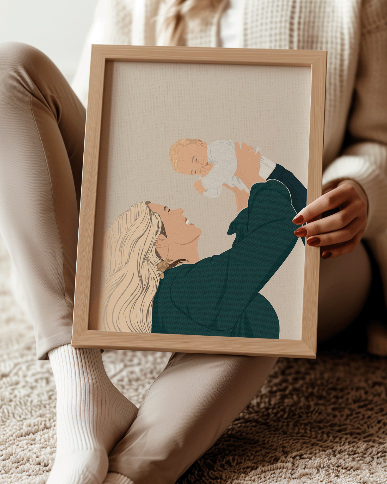 Textured Hand-Drawn Illustration