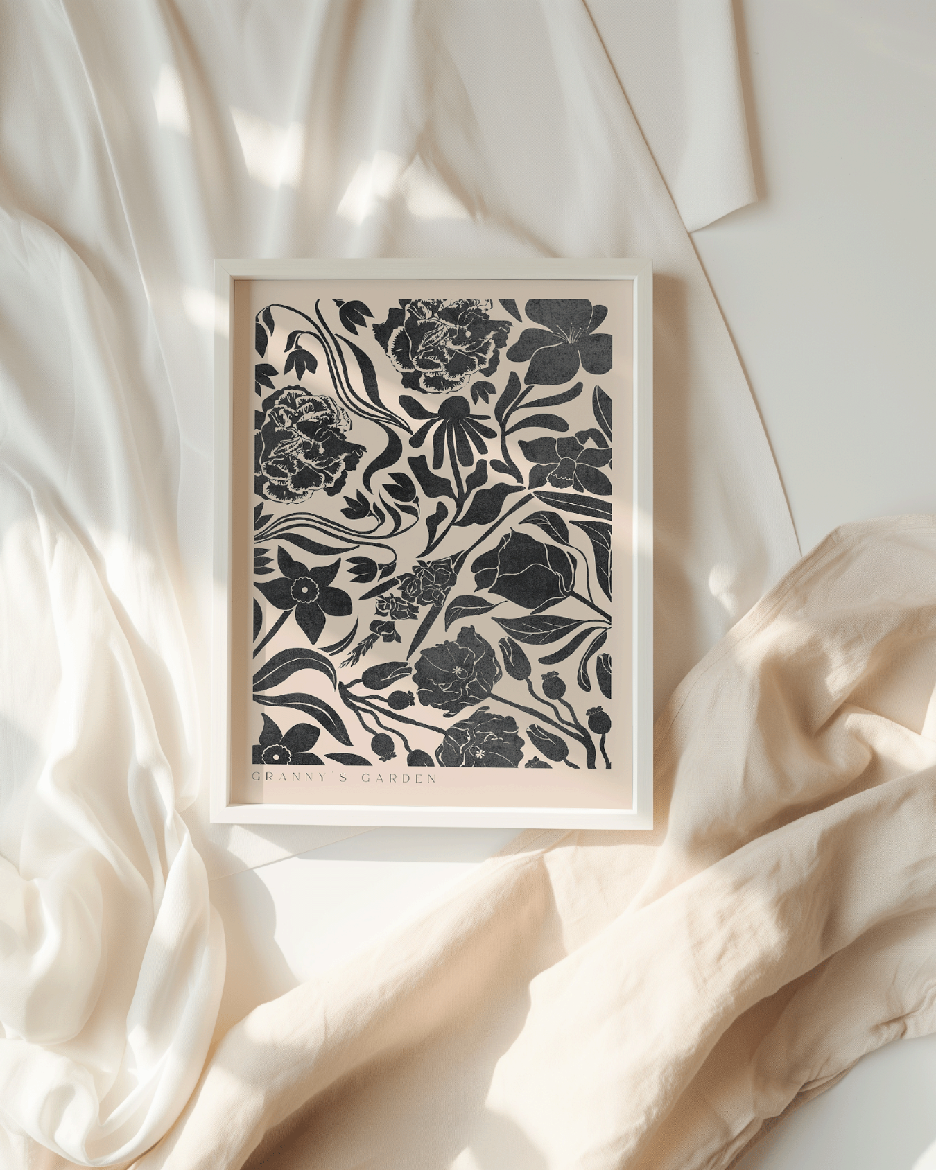 Modern Family Flower Illustration