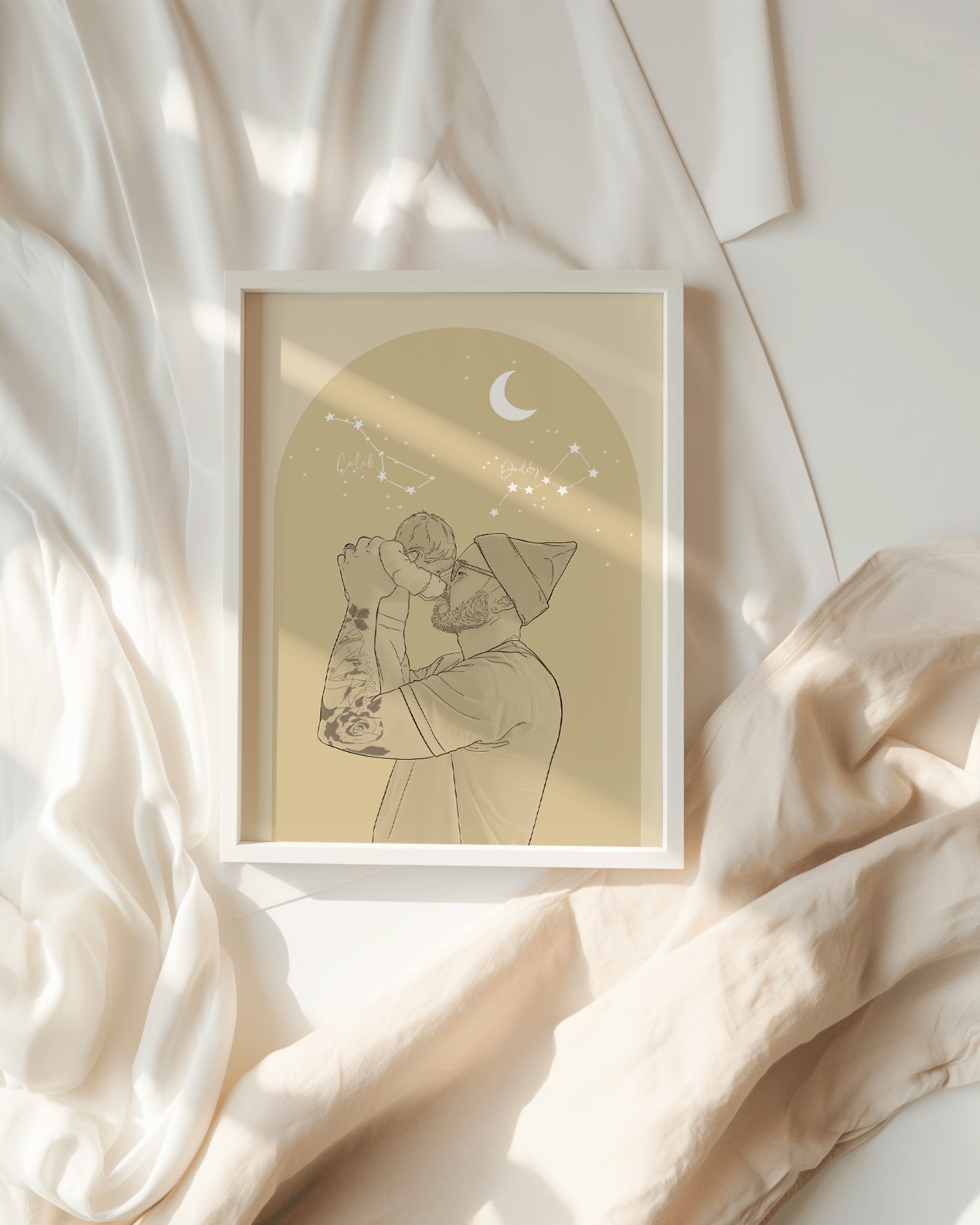 "To the Moon & Back" Constellation Poster
