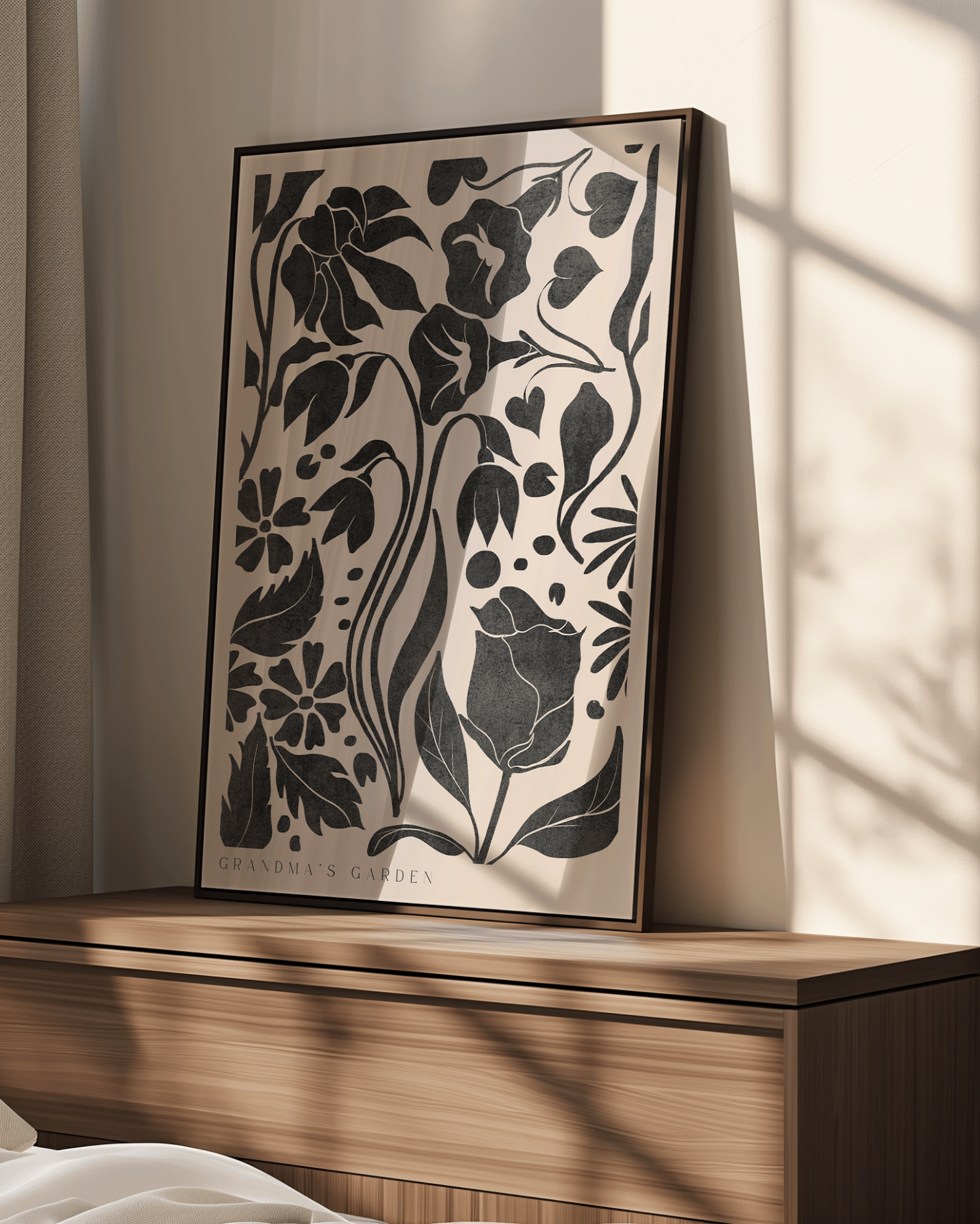 Modern Family Flower Illustration