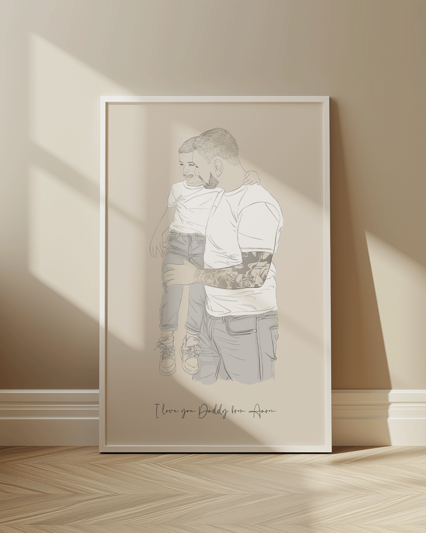 Fatherhood Custom Sketch