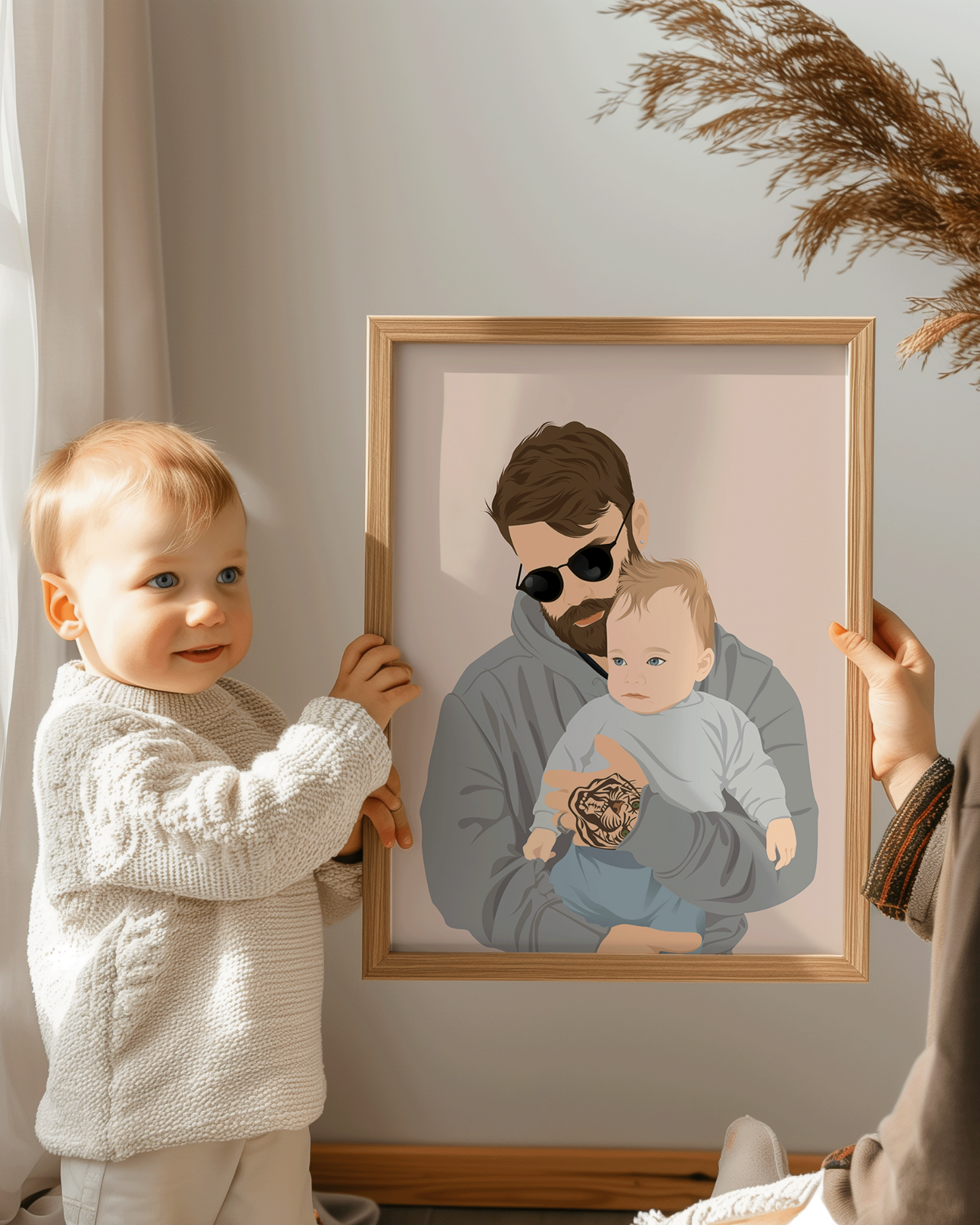 Fatherhood Custom Illustration