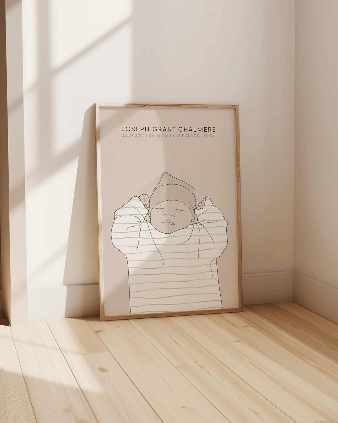Personalised Birth Poster