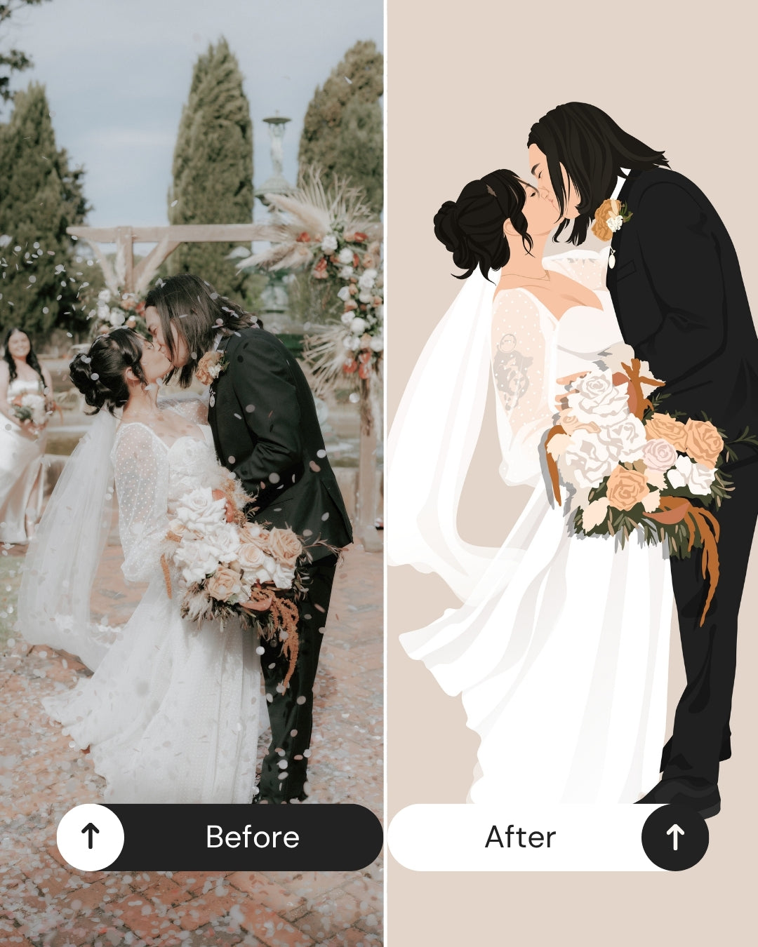 Custom Bridal Illustration
