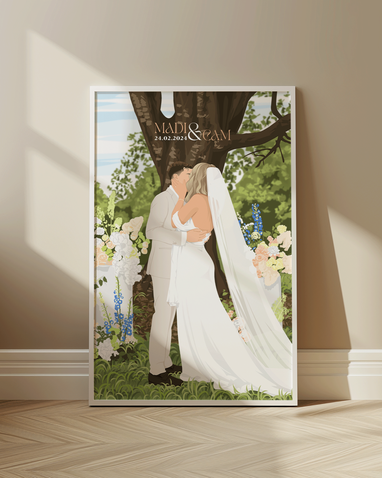 Custom Bridal Illustration