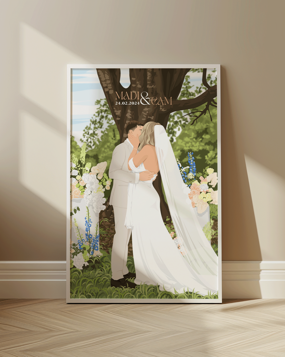 Custom Bridal on sale Illustration