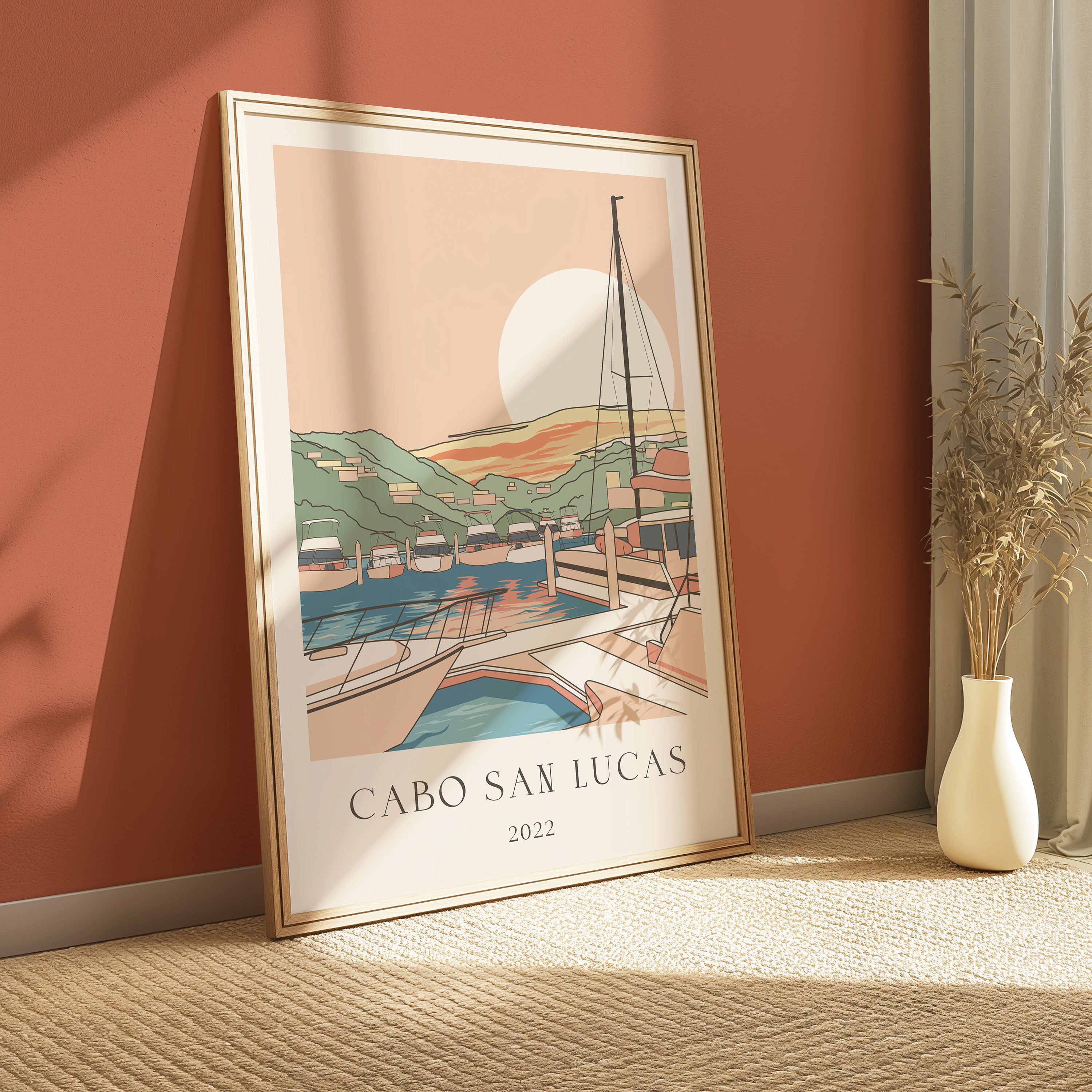 Wanderlust Custom Travel Poster