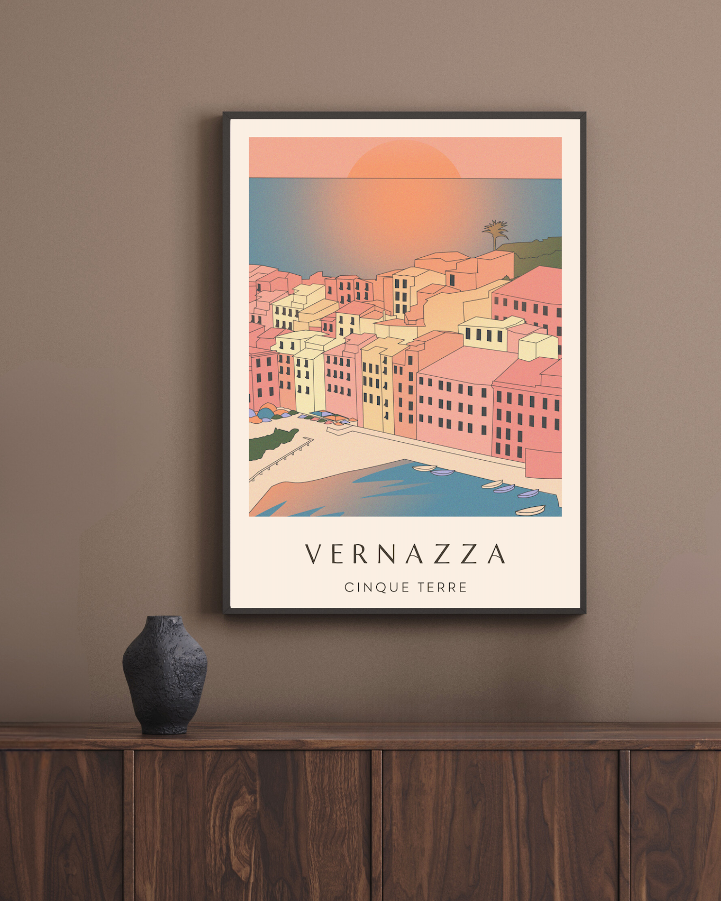 Wanderlust Custom Travel Poster