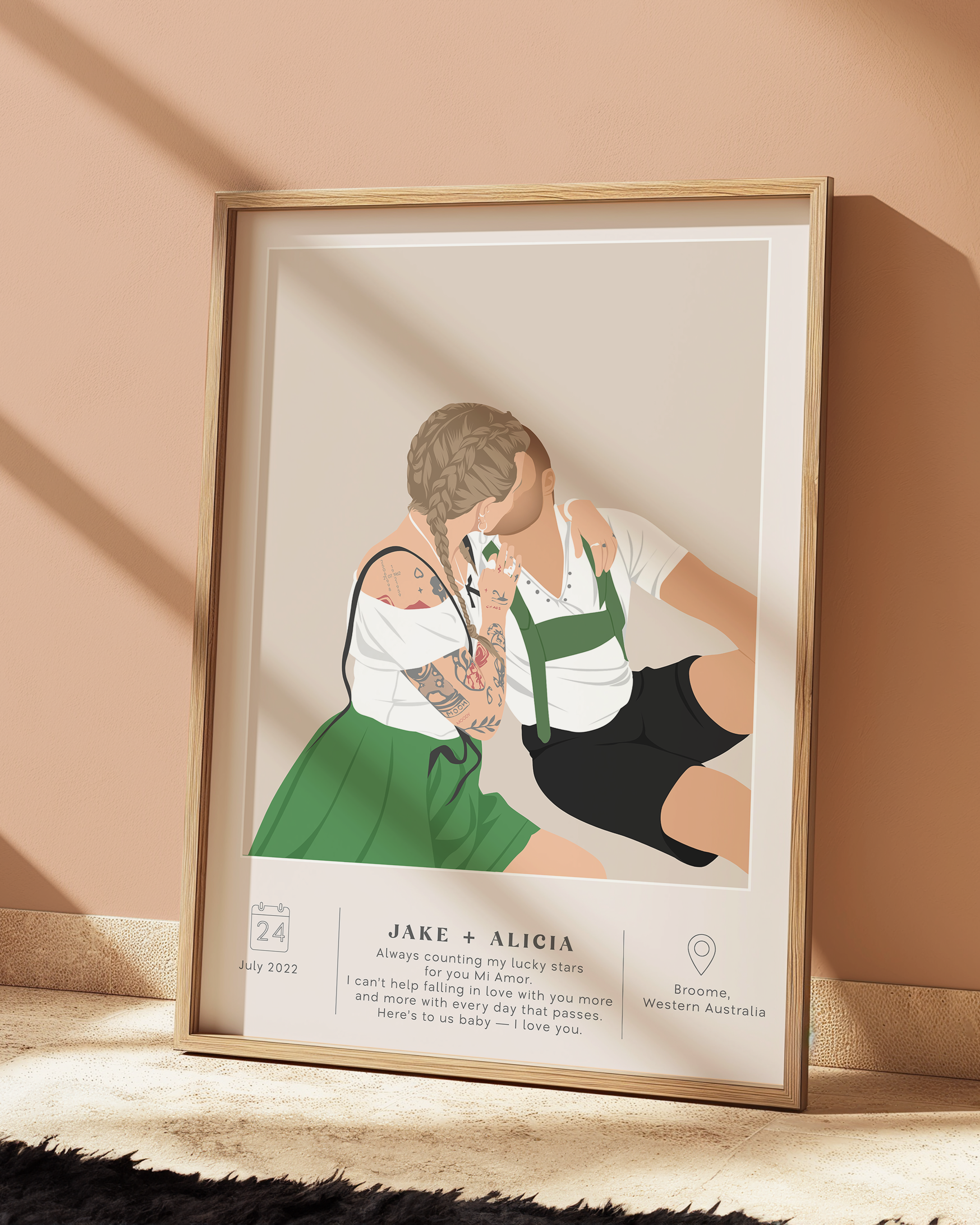 Personalised Couple Poster