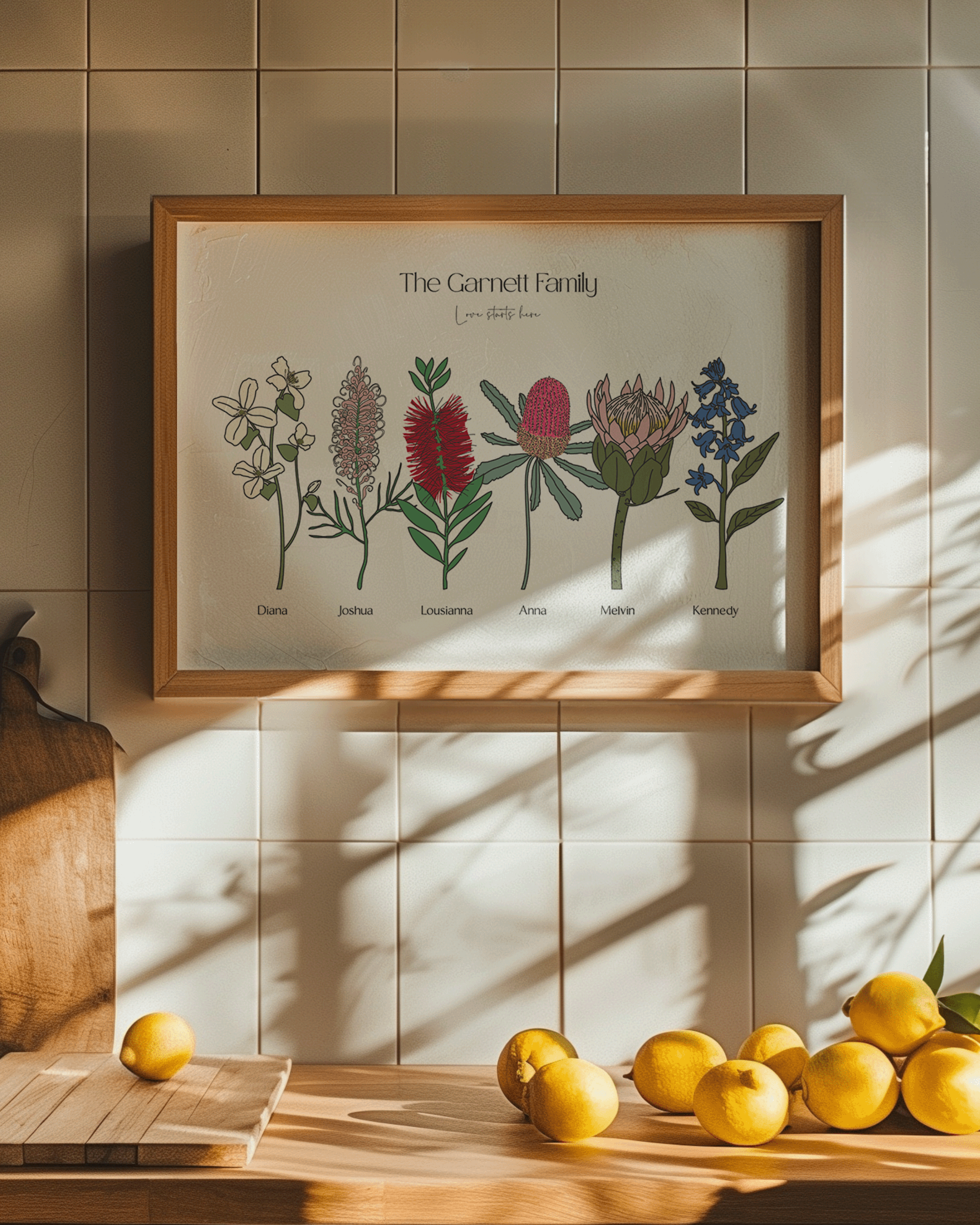 Native Florals Family Garden