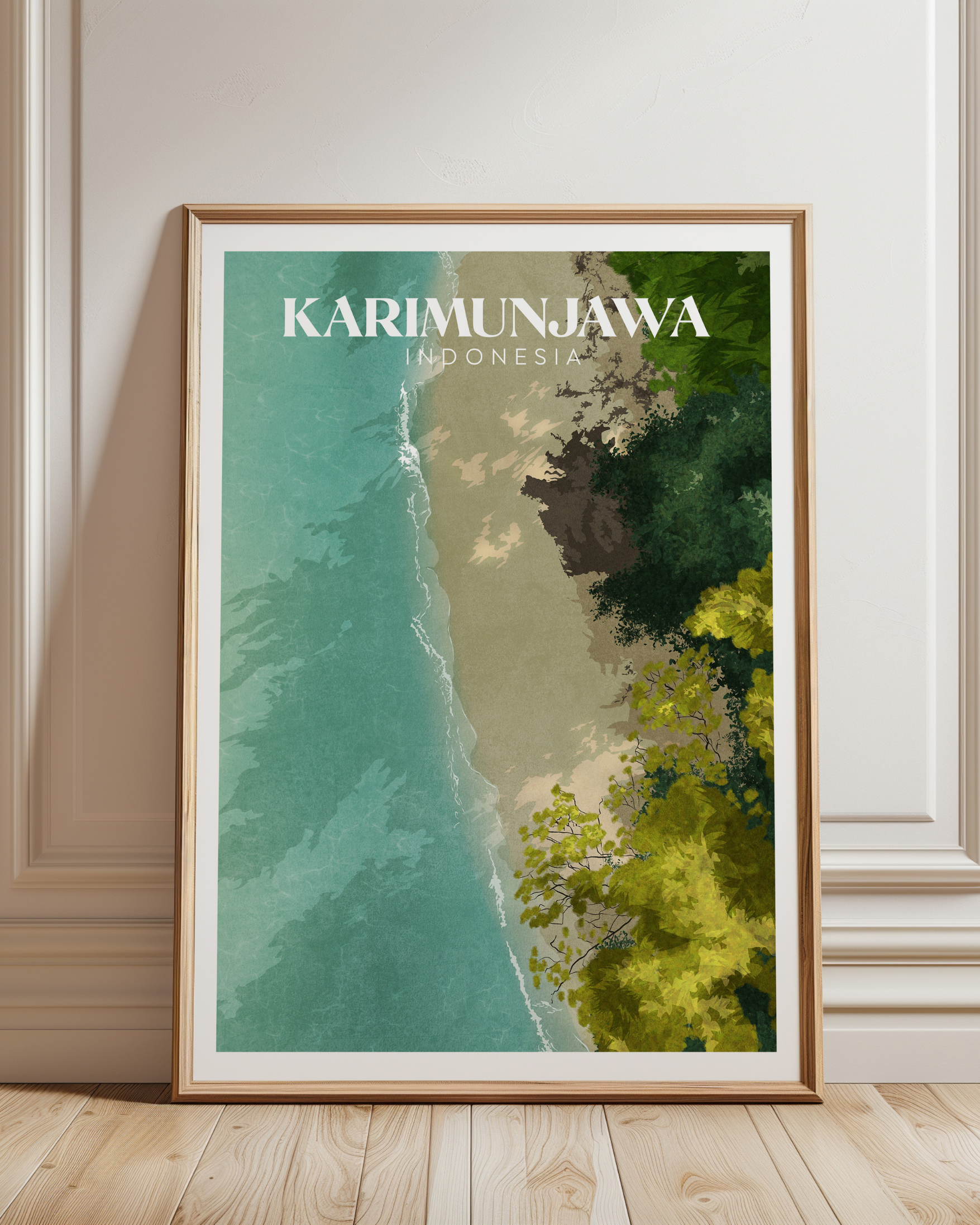Custom Vintage Travel Poster