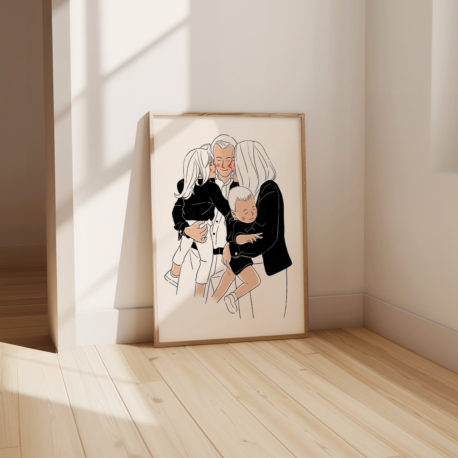 'Simply Us' Minimalist Portrait
