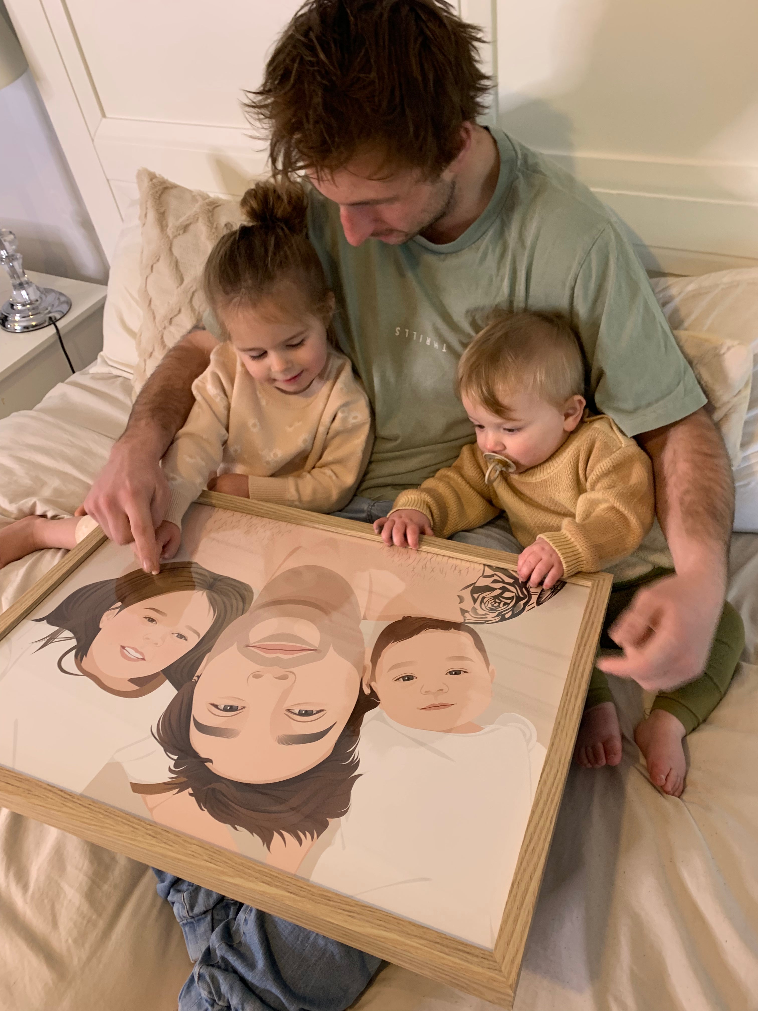 Fatherhood Custom Illustration