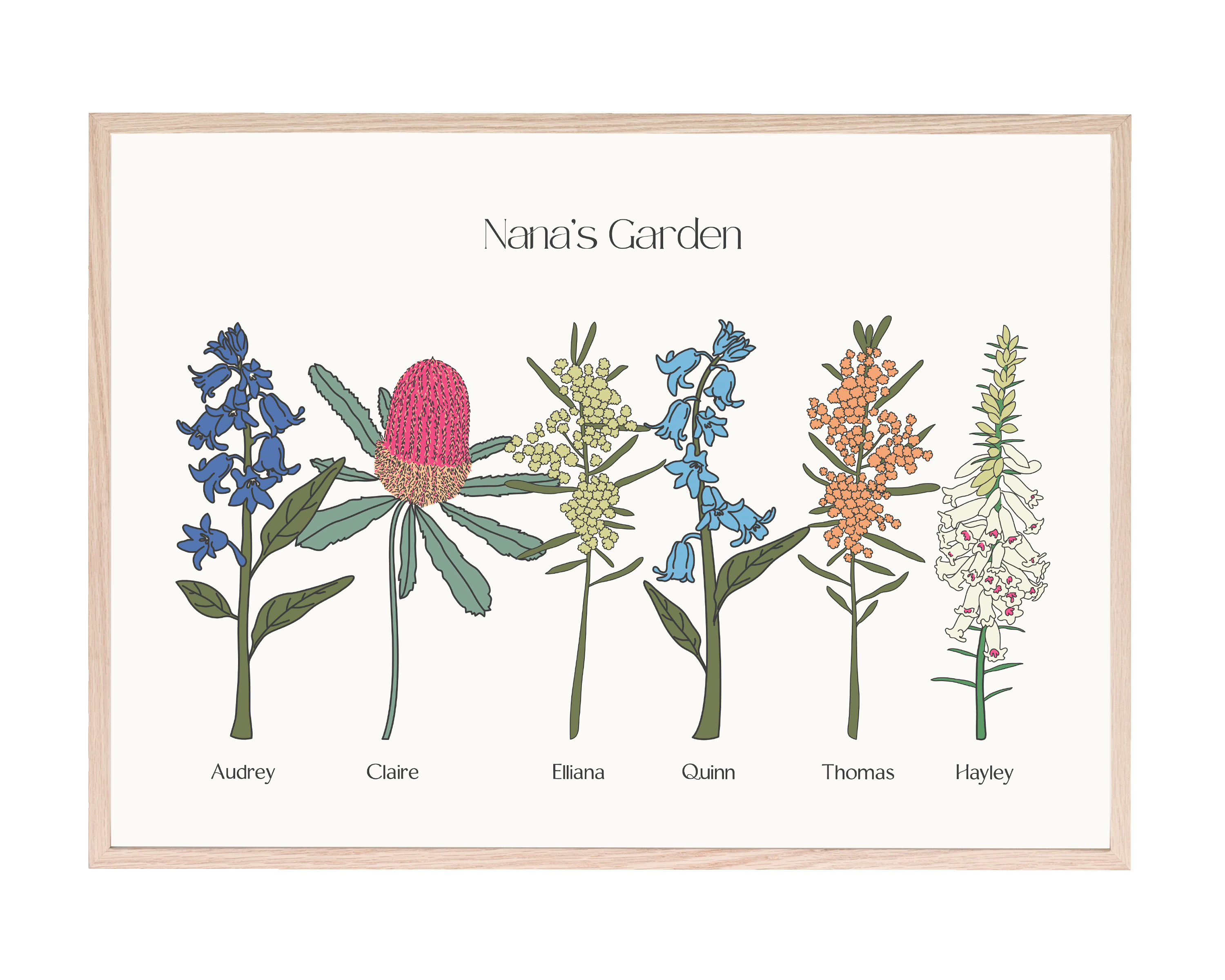 Native Florals Family Garden