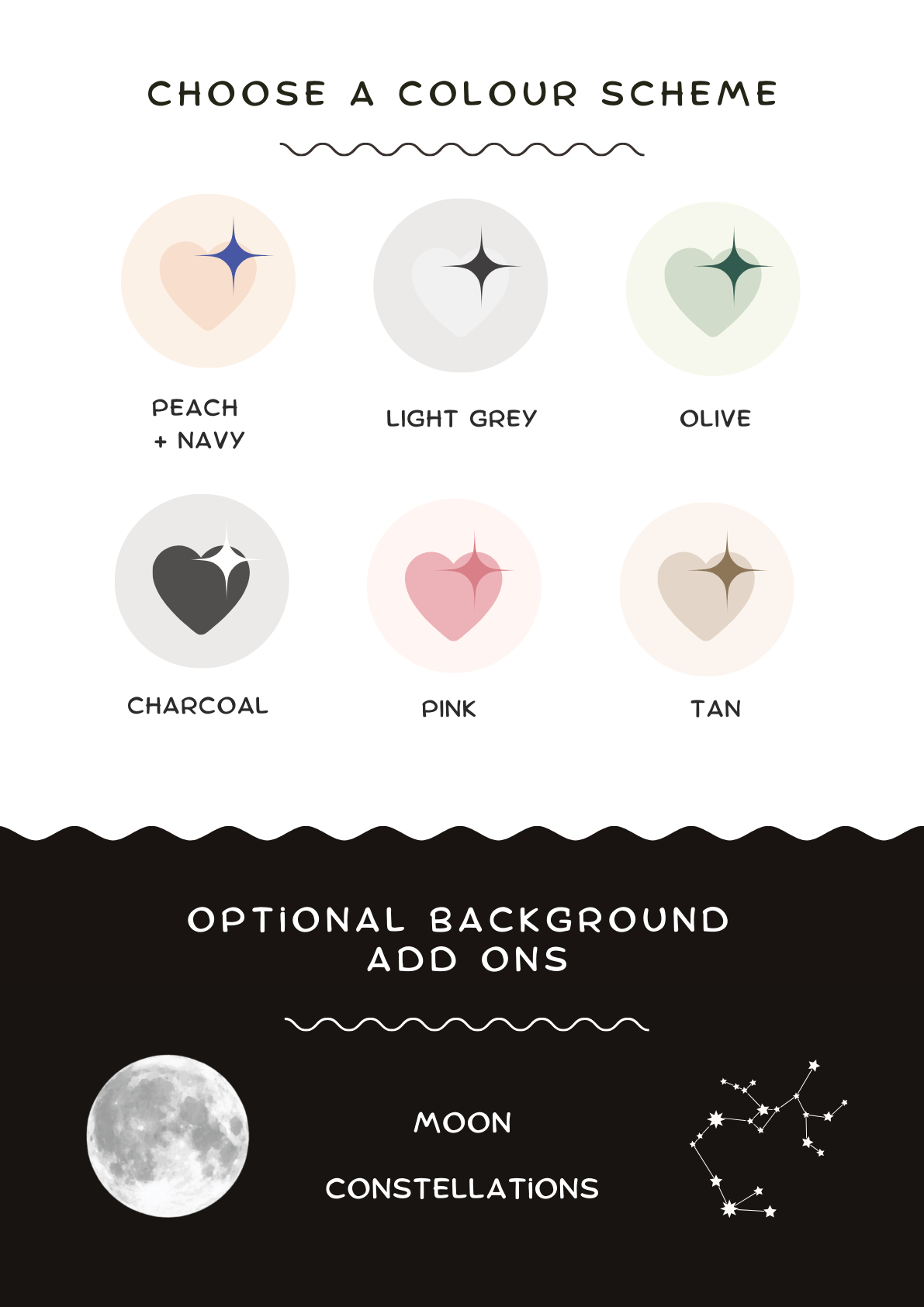 'Written in the Stars' Couple Zodiac Poster