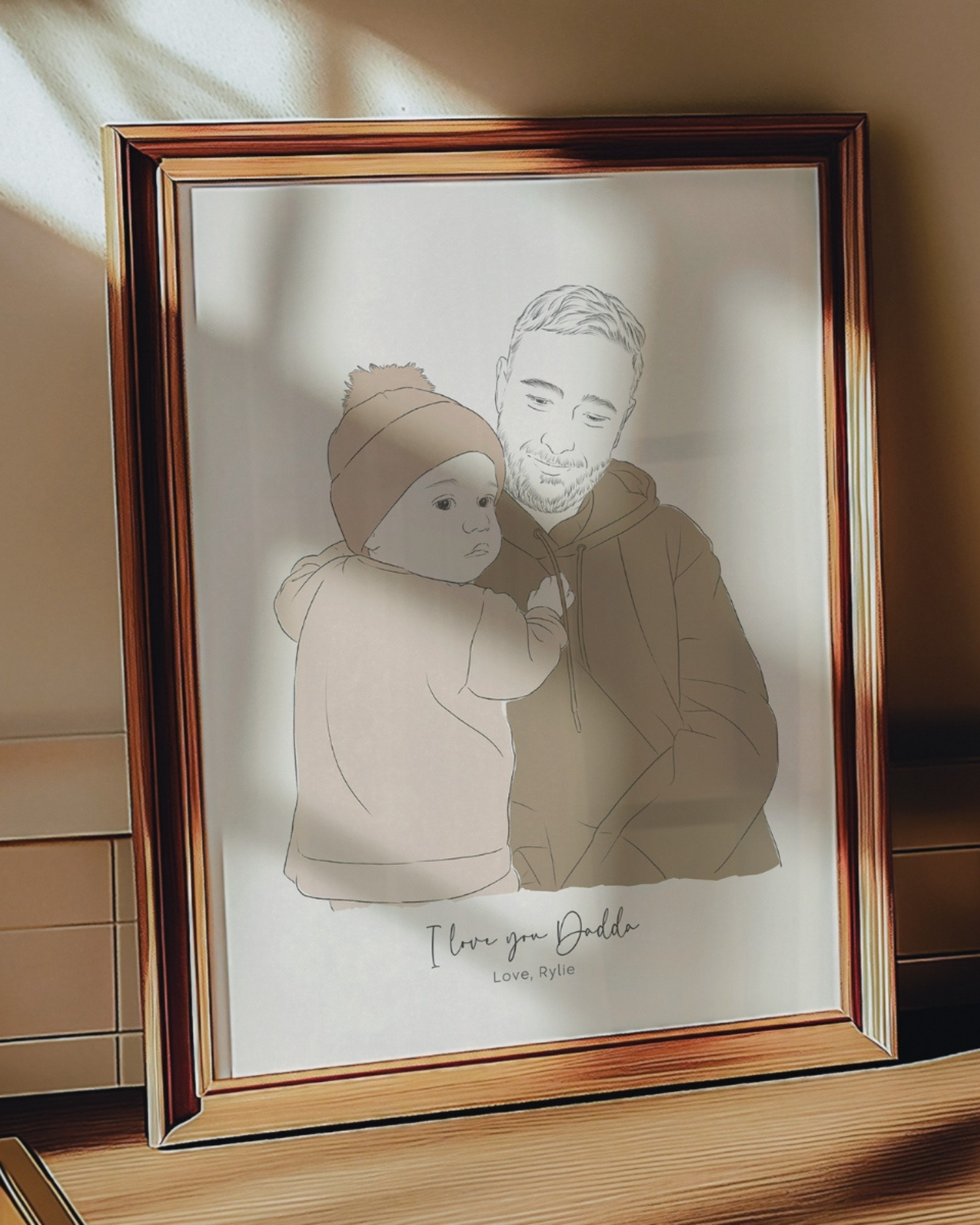 Fatherhood Custom Sketch