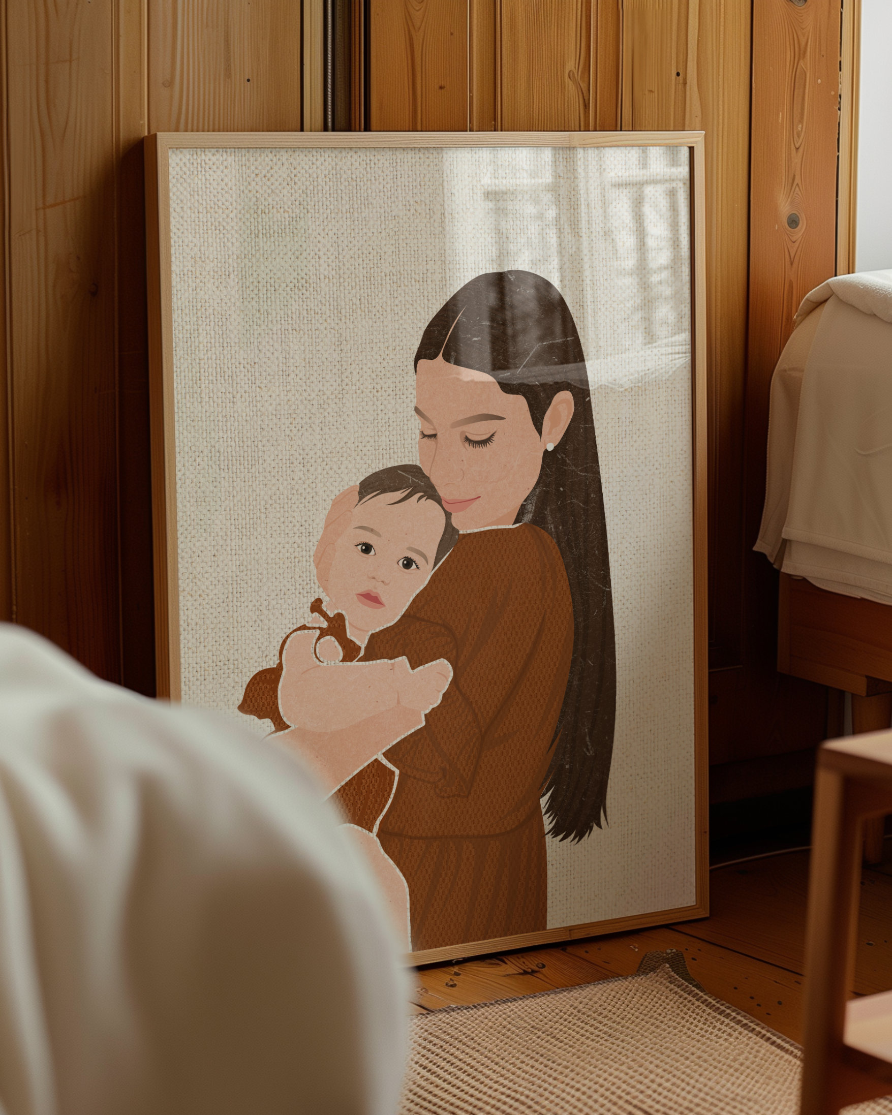 Textured Hand-Drawn Illustration