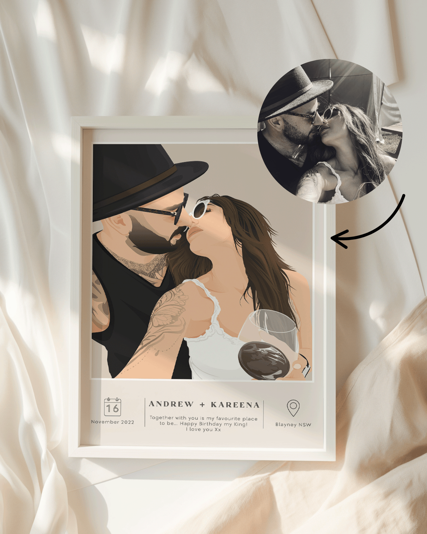 Personalised Couple Poster