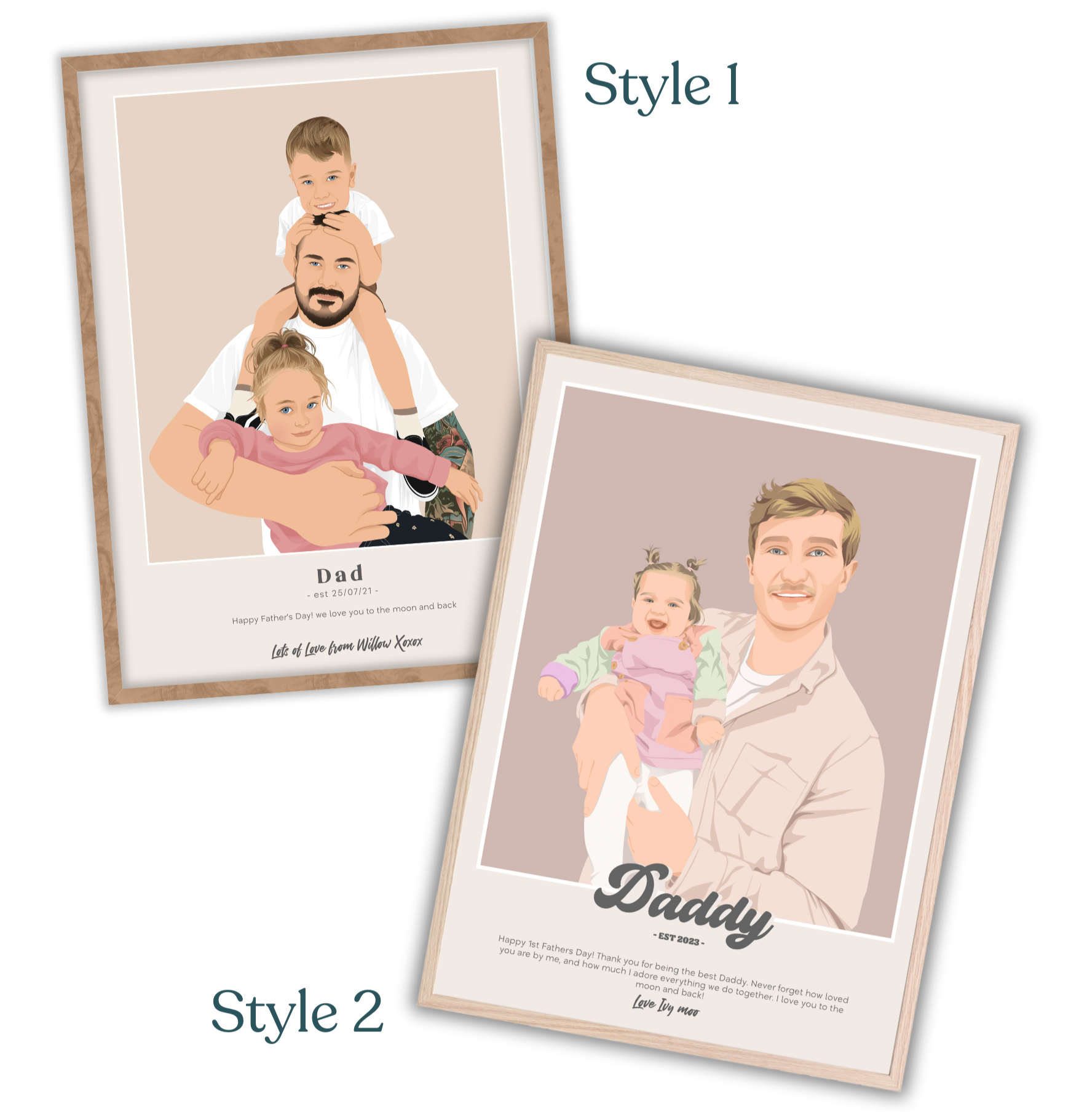 Personalised Dad Poster