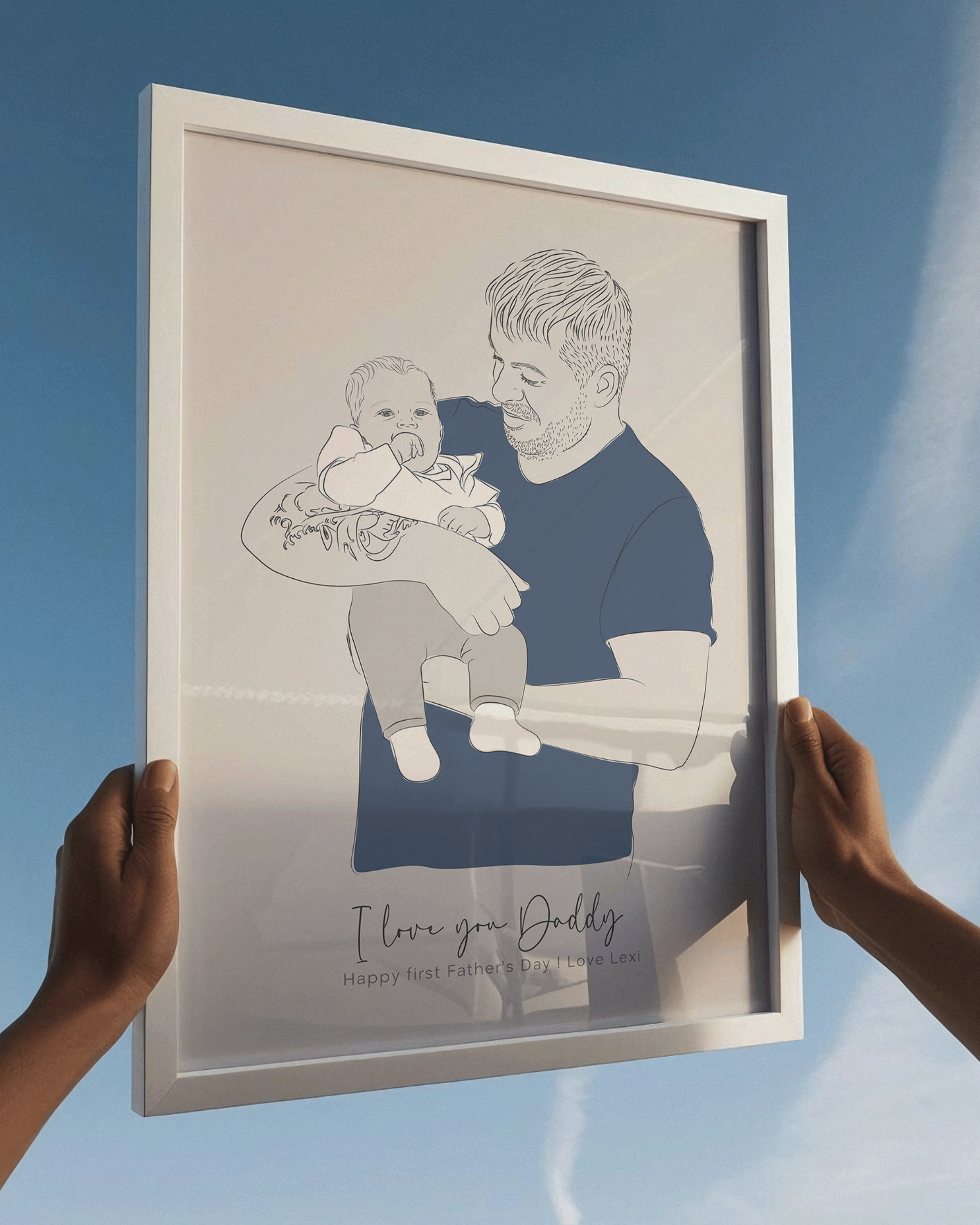 Fatherhood Custom Sketch