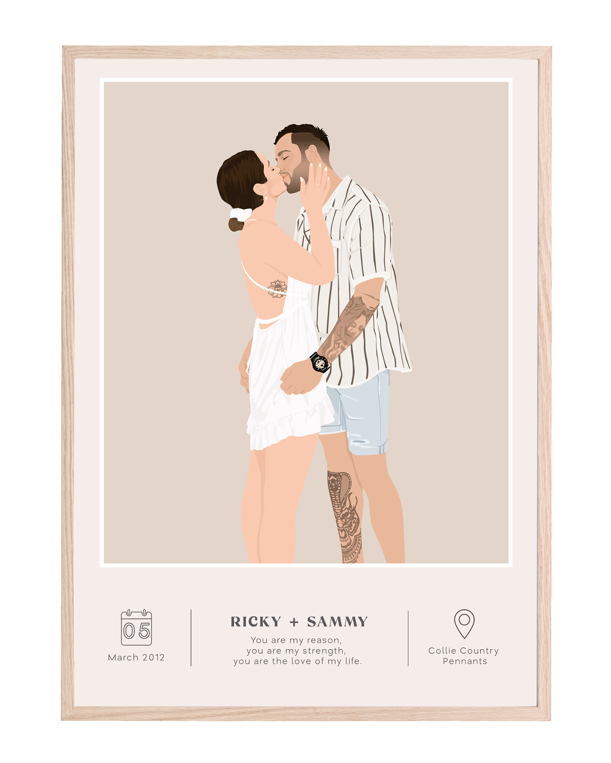 Personalised Couple Poster