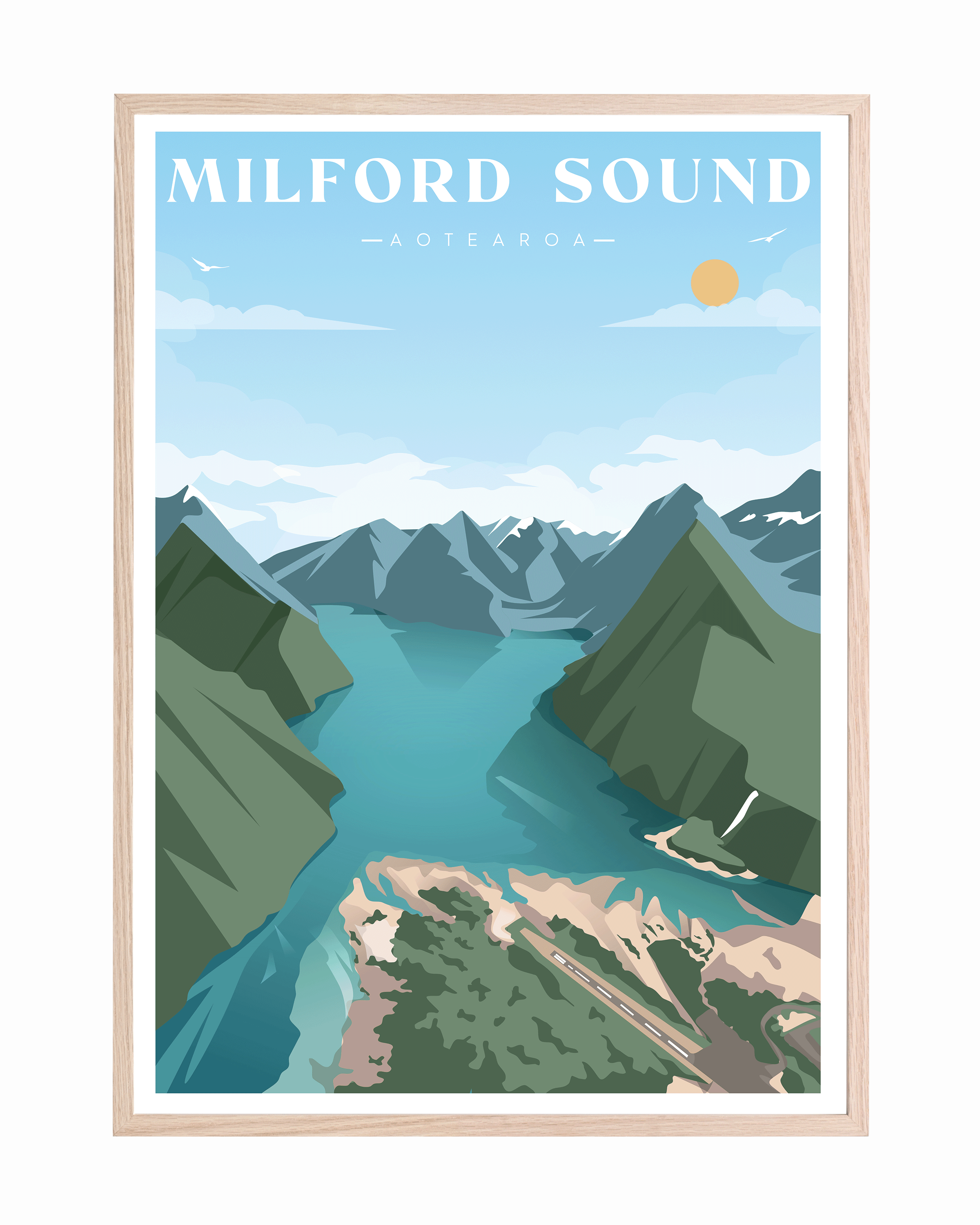 Custom Vintage Travel Poster