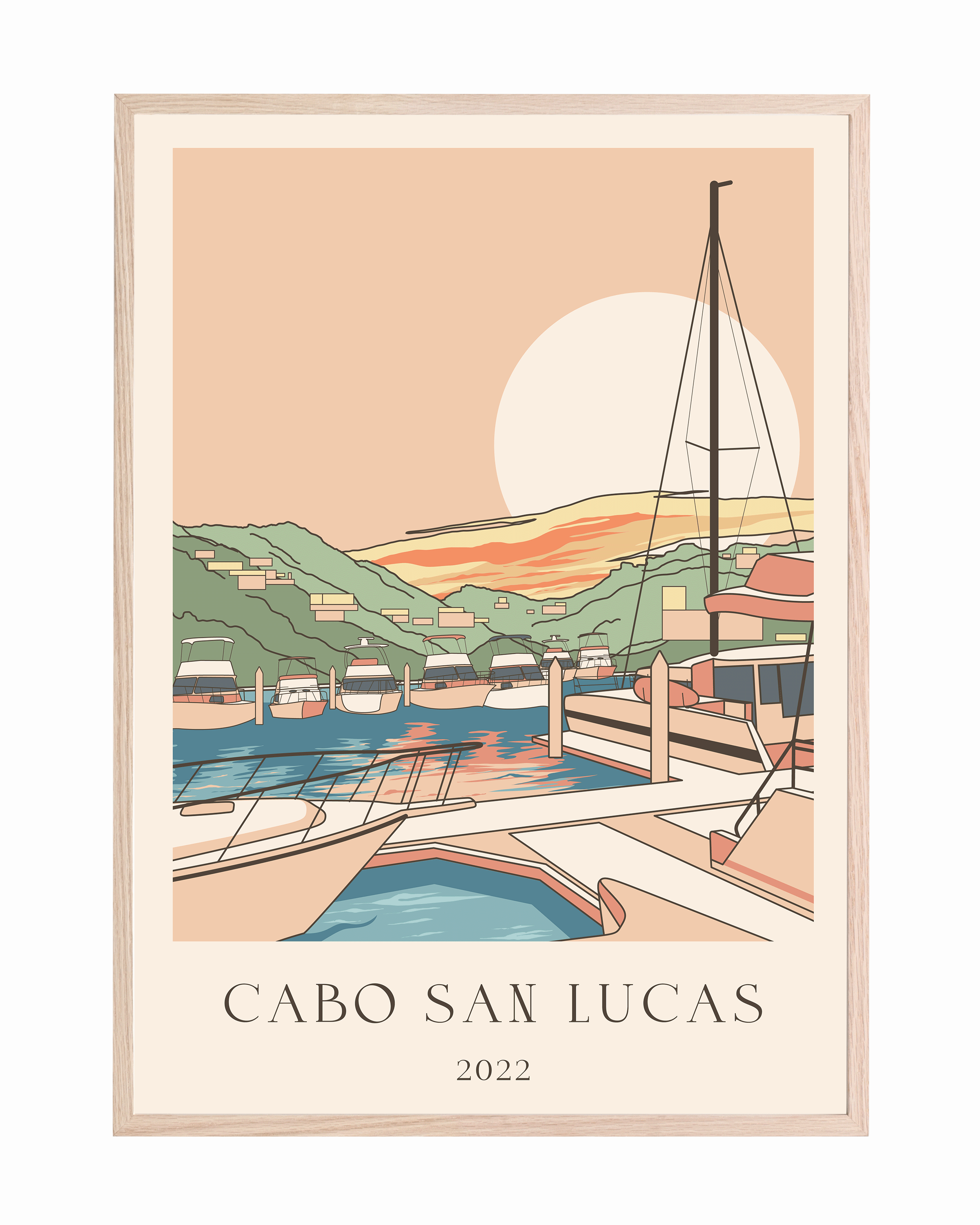 Wanderlust Custom Travel Poster