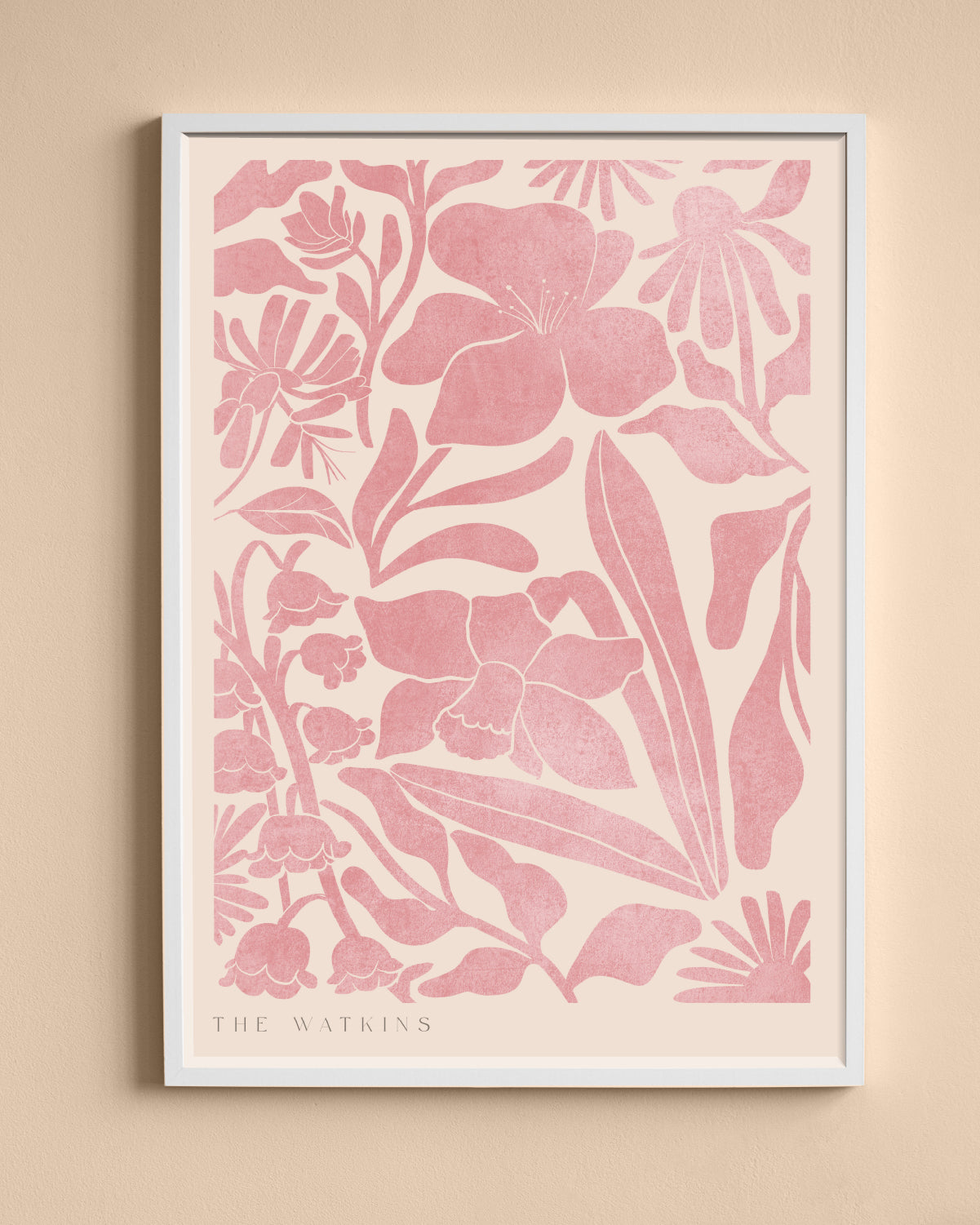 Modern Family Flower Illustration