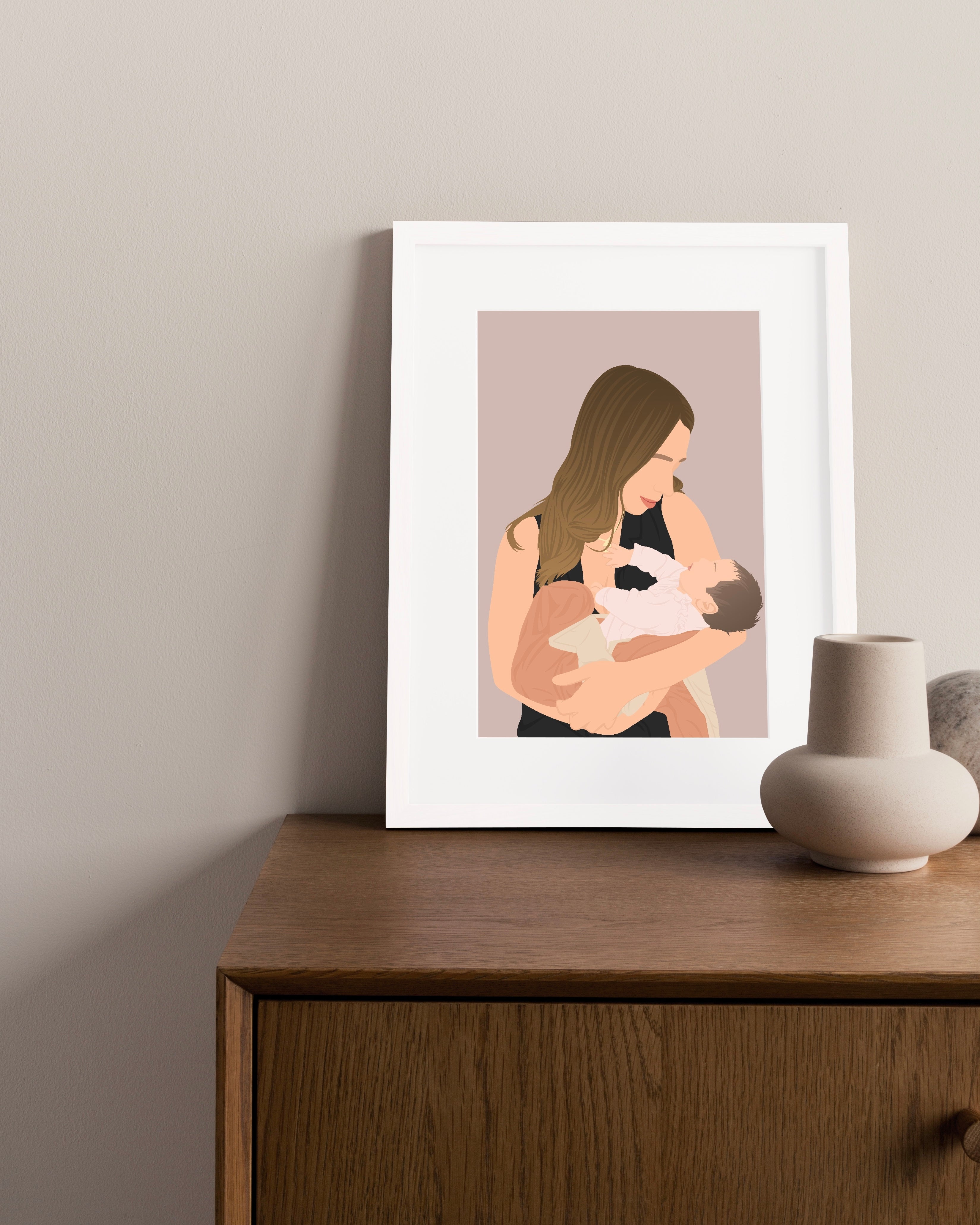 Motherhood Custom Illustration