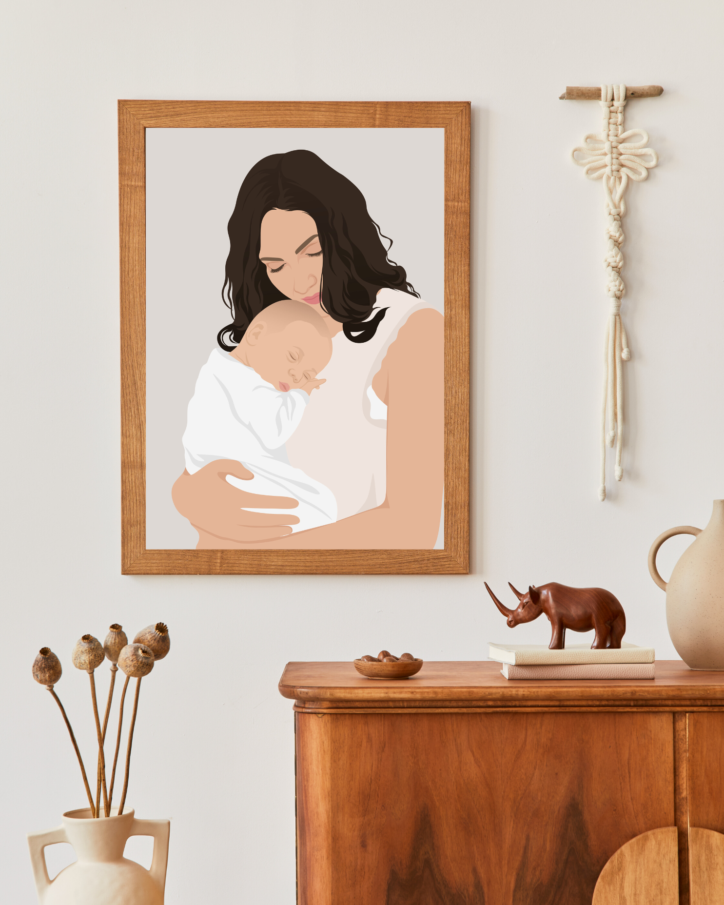 Motherhood Custom Illustration