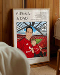 Daddy & Me soccer Poster