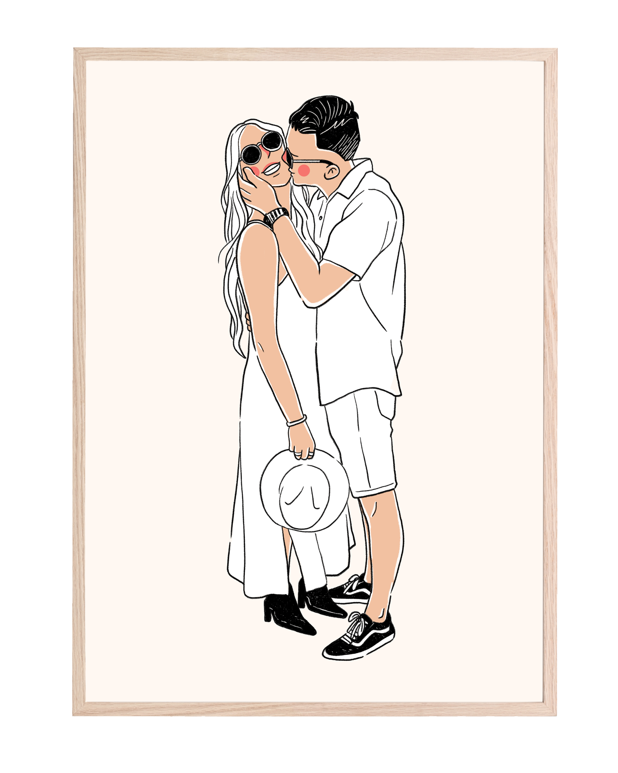 'Simply Us' Minimalist Portrait