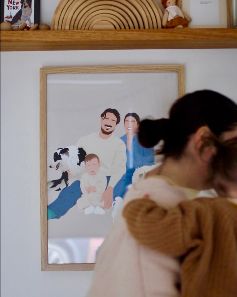 Custom Hand-Drawn Illustration – The Coco Studio